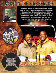 Firejock Recruiting Poster for Urban League